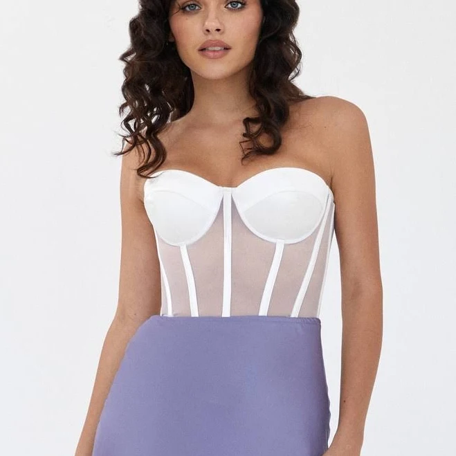 skirt Спідниця максі штучного шовк лавандова VOVK VOVK $959